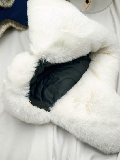 Handmade Leather Trapper Hat Faux Fur Lined Winter Hat fur trapper hat Russian hat Holiday gifts